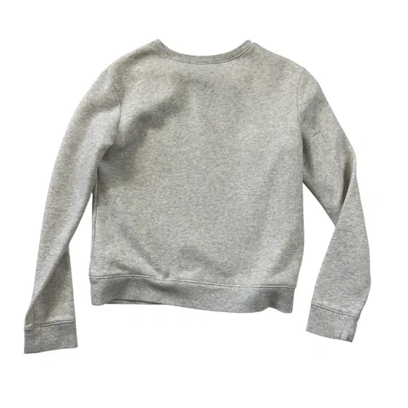 Jumping Beans Girls Size 12 Long Sleeve Gray Sweatshirt Sequin Rainbow Crewneck - Picture 5 of 8